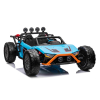 Auto Buggy Racing 5 na akumulator dla dzieci Niebieski + Silniki 2x200W + Pilot + Audio LED + Wolny Start